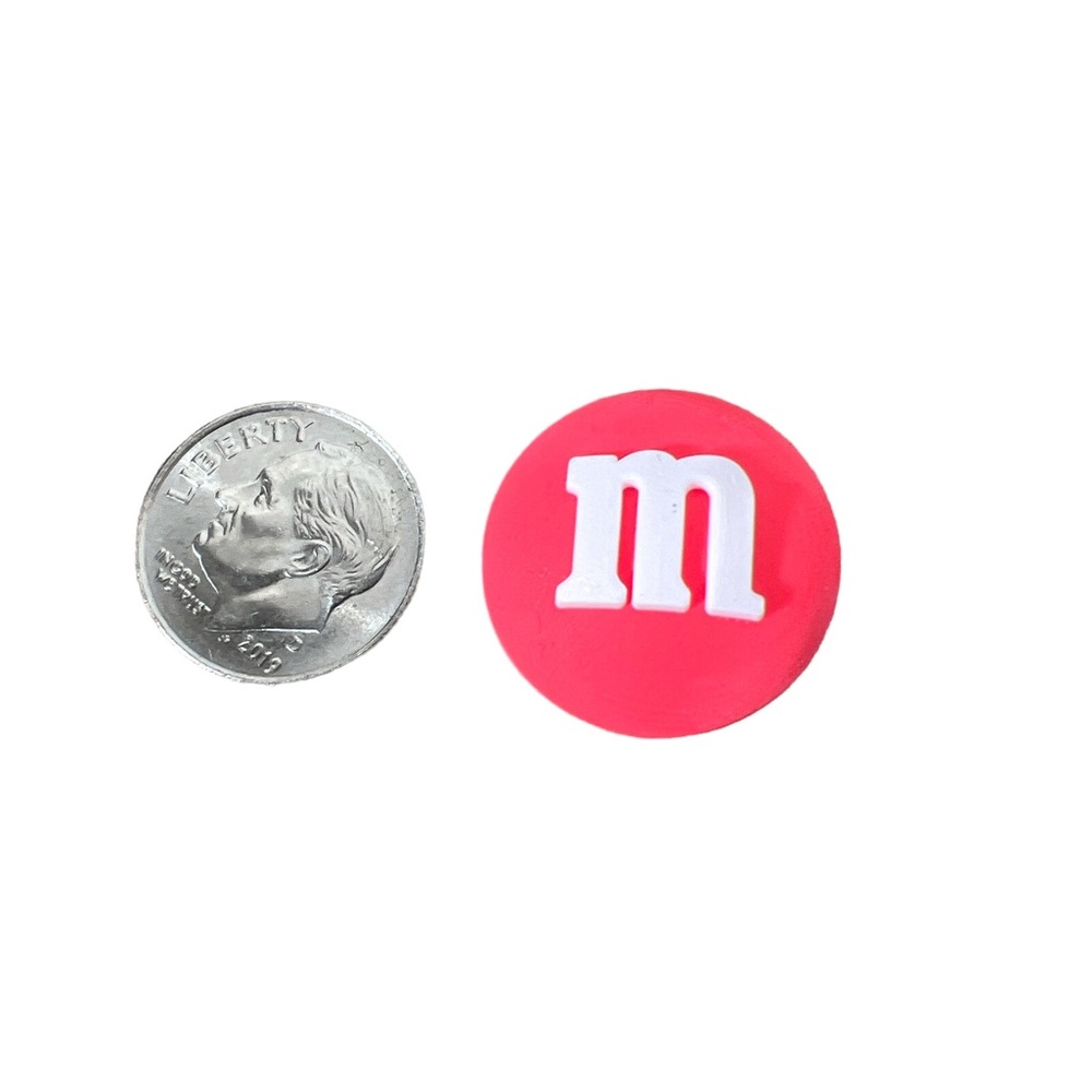 4/$15 🎁 or $5 3 pack M&M croc charms shoe charms red, green and blue M&M - Picture 5 of 6